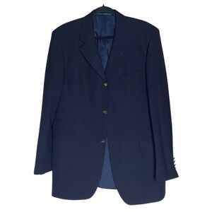 Boss Hugo Boss Black Label Astor Nostalgia Dark Blue Sport Coat Sz US 42 Euro 52